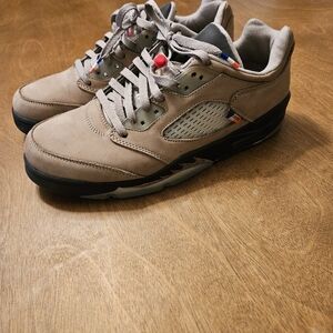 Jordan 5 Low Men's Classic Tan and Black Sneakers
